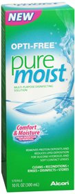 Contact Lens Solution Opti Free Pure Moist 10 oz. Solution