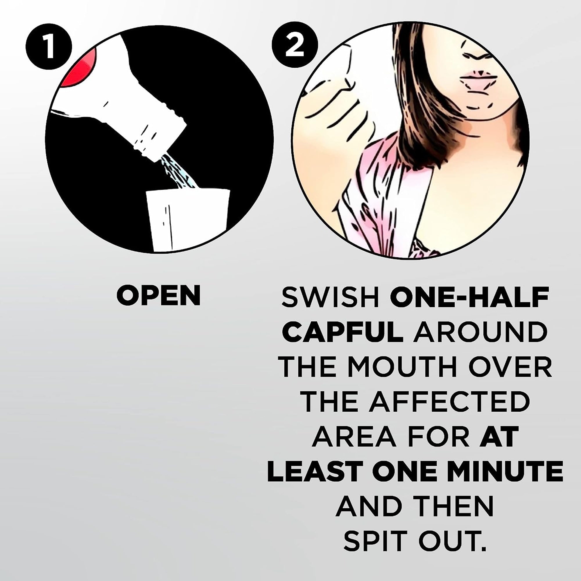 orajel for toothache analgesic and astringent rinse soothing mint orajel oral pain relief mk1231271ea