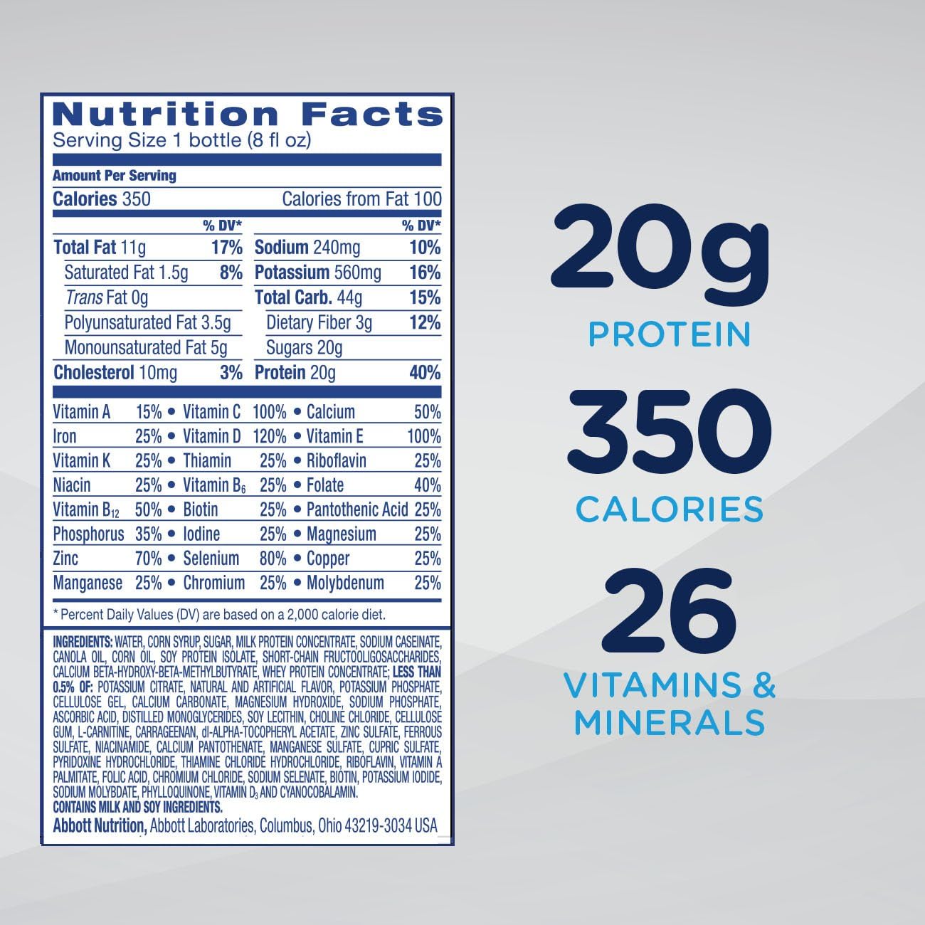 oral supplement ensurea enlivea advanced therapeutic nutrition shake vanilla flavor liquid 8 oz bottle