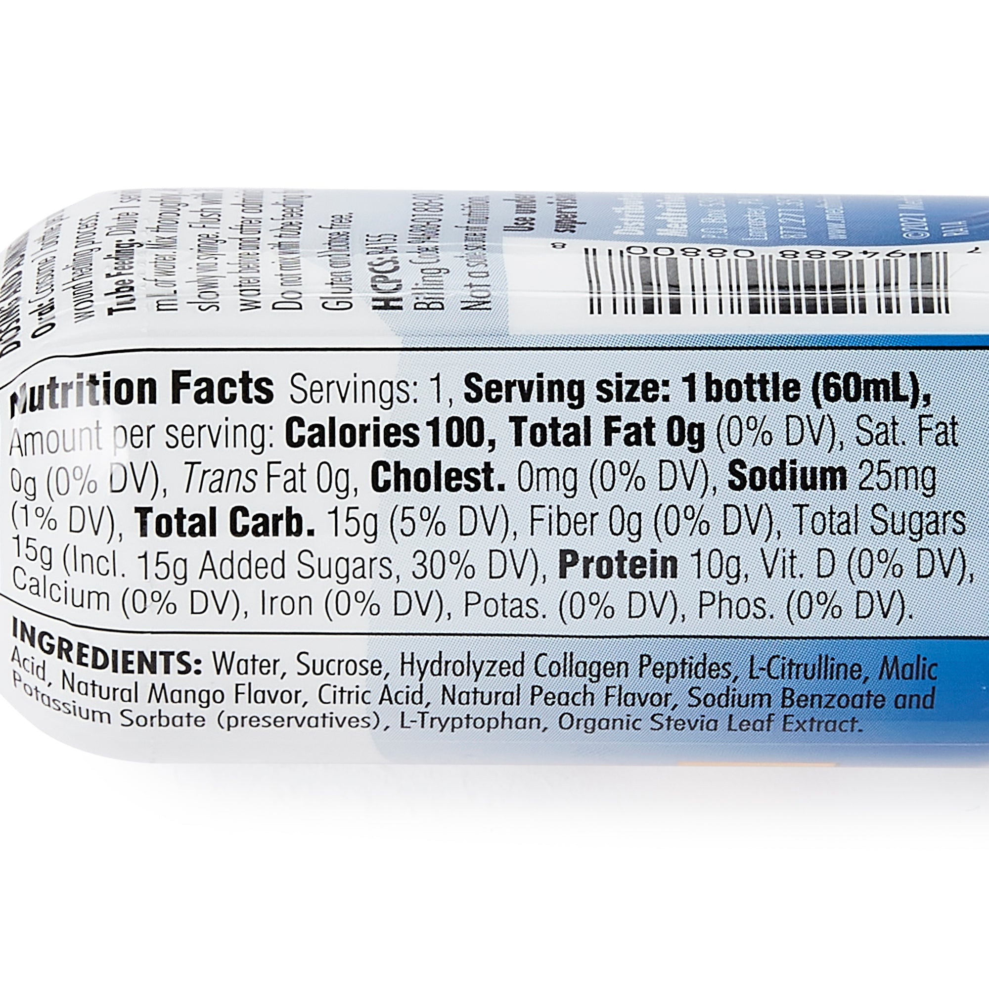 oral supplement expedite peach mango flavor liquid 2 oz bottle