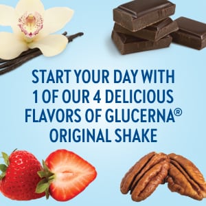 oral supplement glucernaa original shake creamy strawberry flavor liquid 8 oz bottle