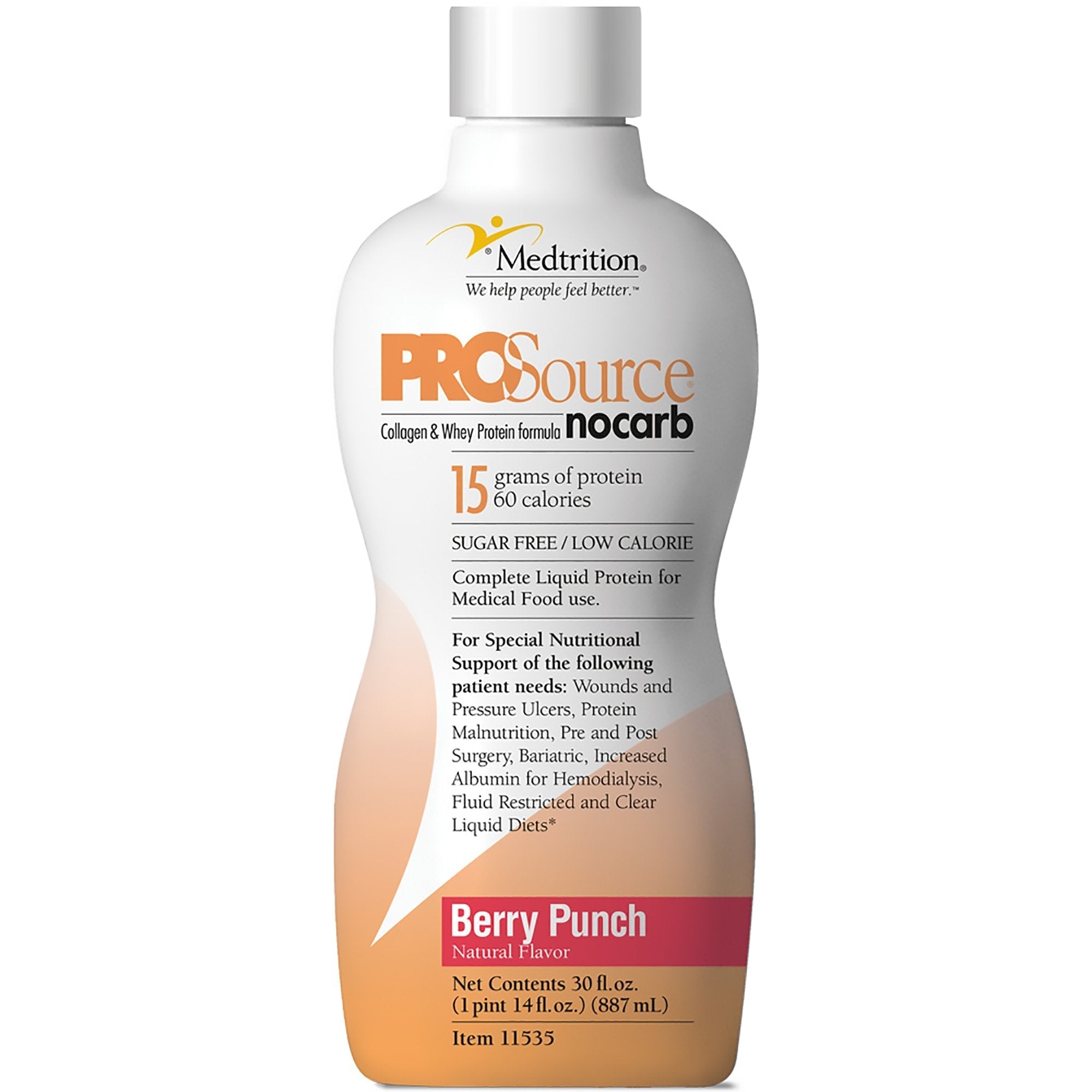 Oral Supplement ProSource NoCarb Berry Punch Flavor Liquid 30 oz. Bottle