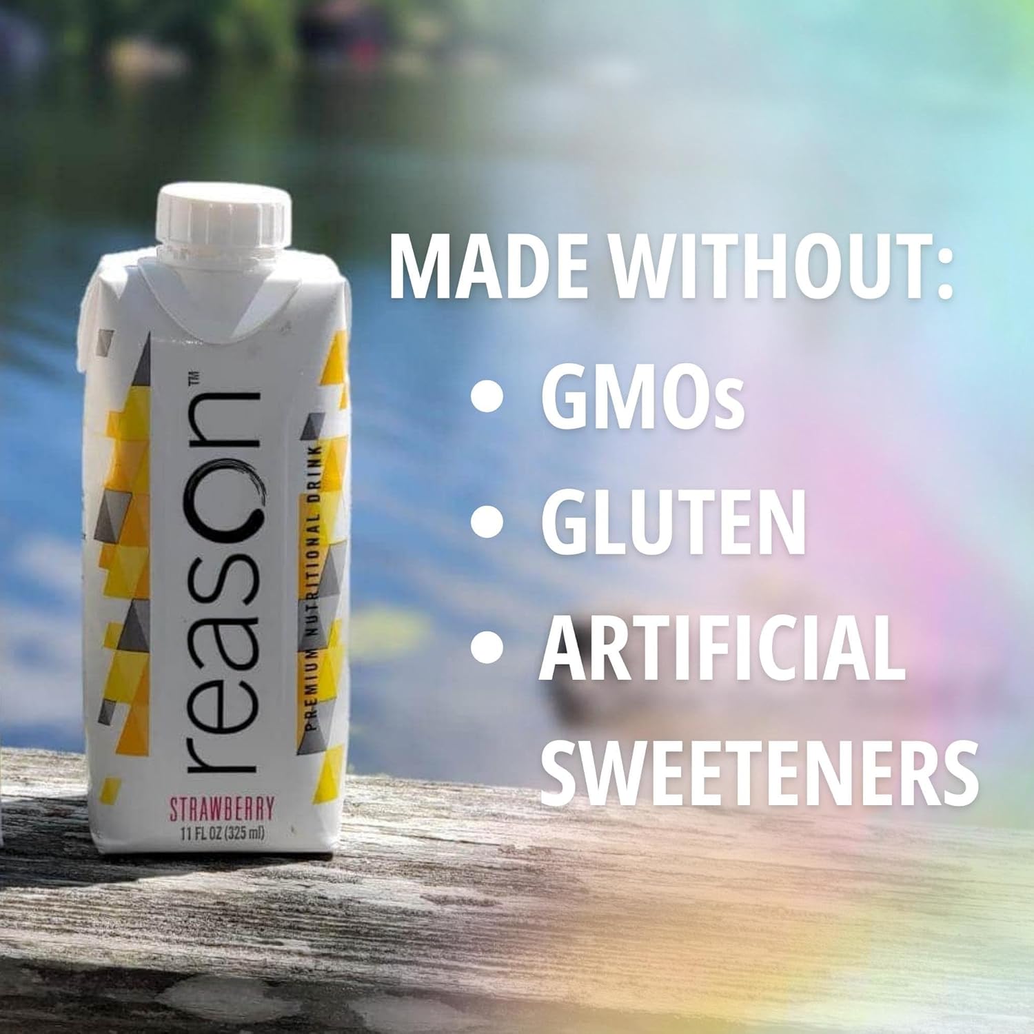 oral supplement reason™ strawberry flavor liquid 11 oz reclosable carton