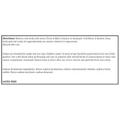 oral swab toothette® plus sodium bicarbonate foam tip 20 per pack 3