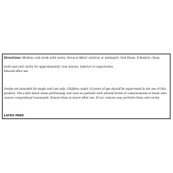 oral swab toothette® plus untreated foam tip 20 per pack 3