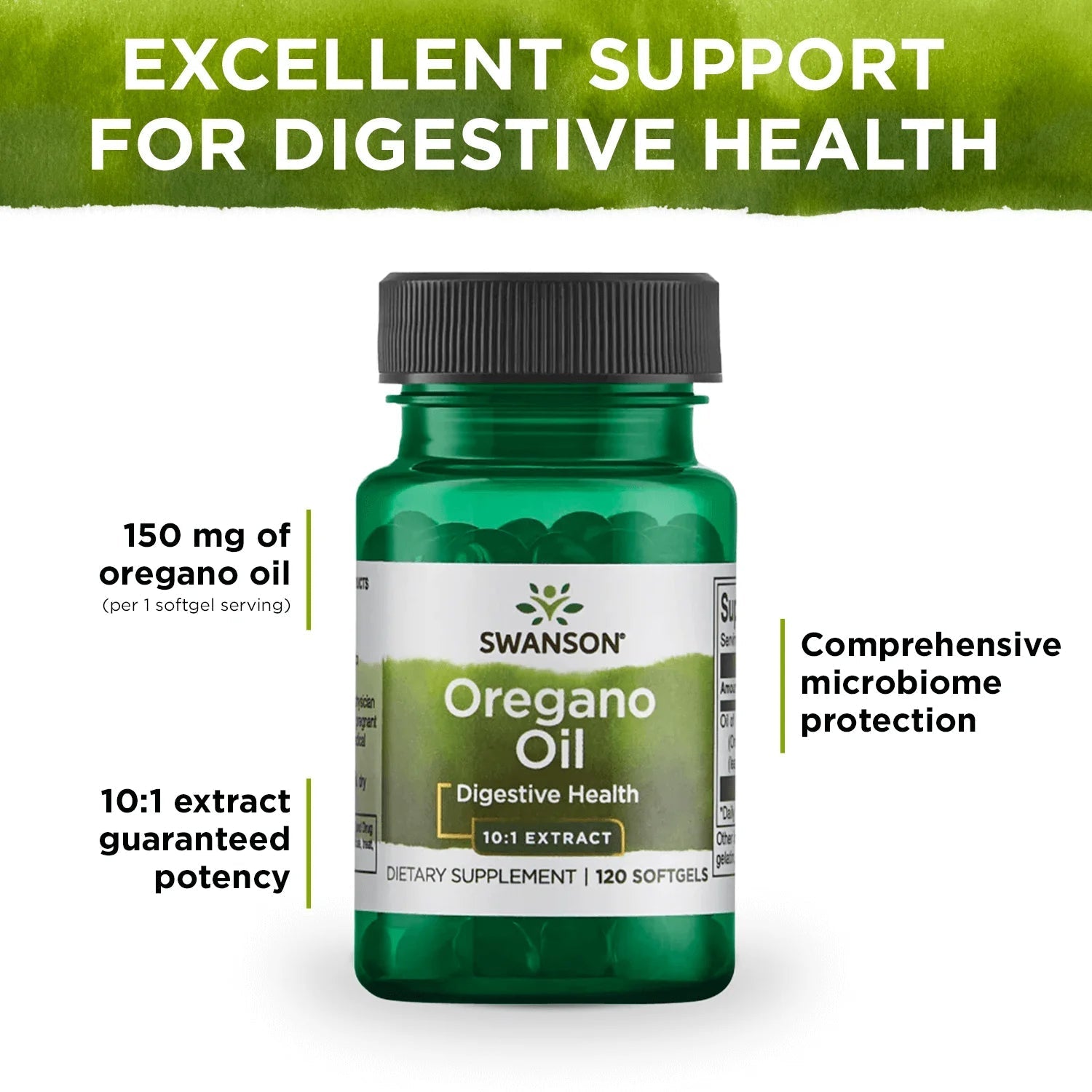 Oregano Oil 10:1 Extract 150 Mg 120 Sgels 3 Pack