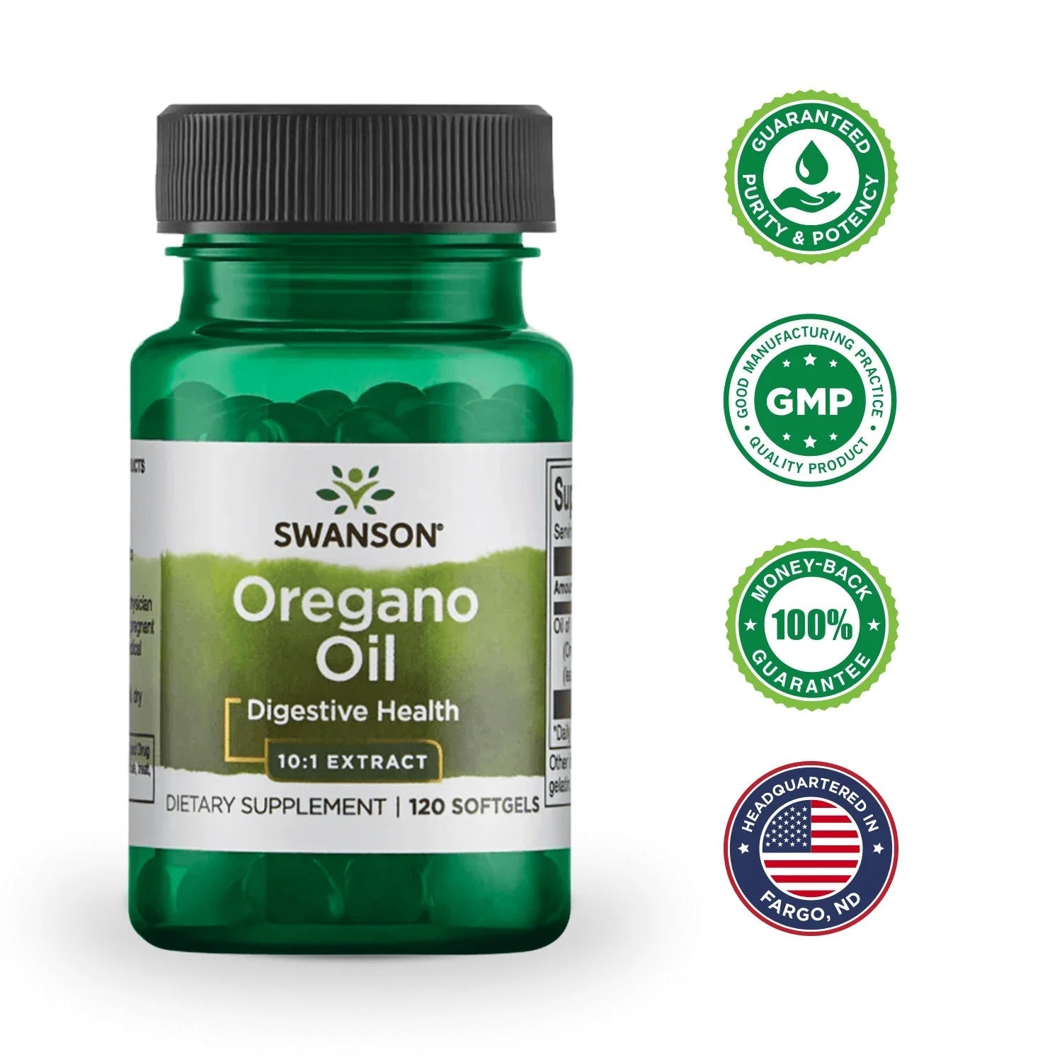Oregano Oil 10:1 Extract 150 Mg 120 Sgels 3 Pack