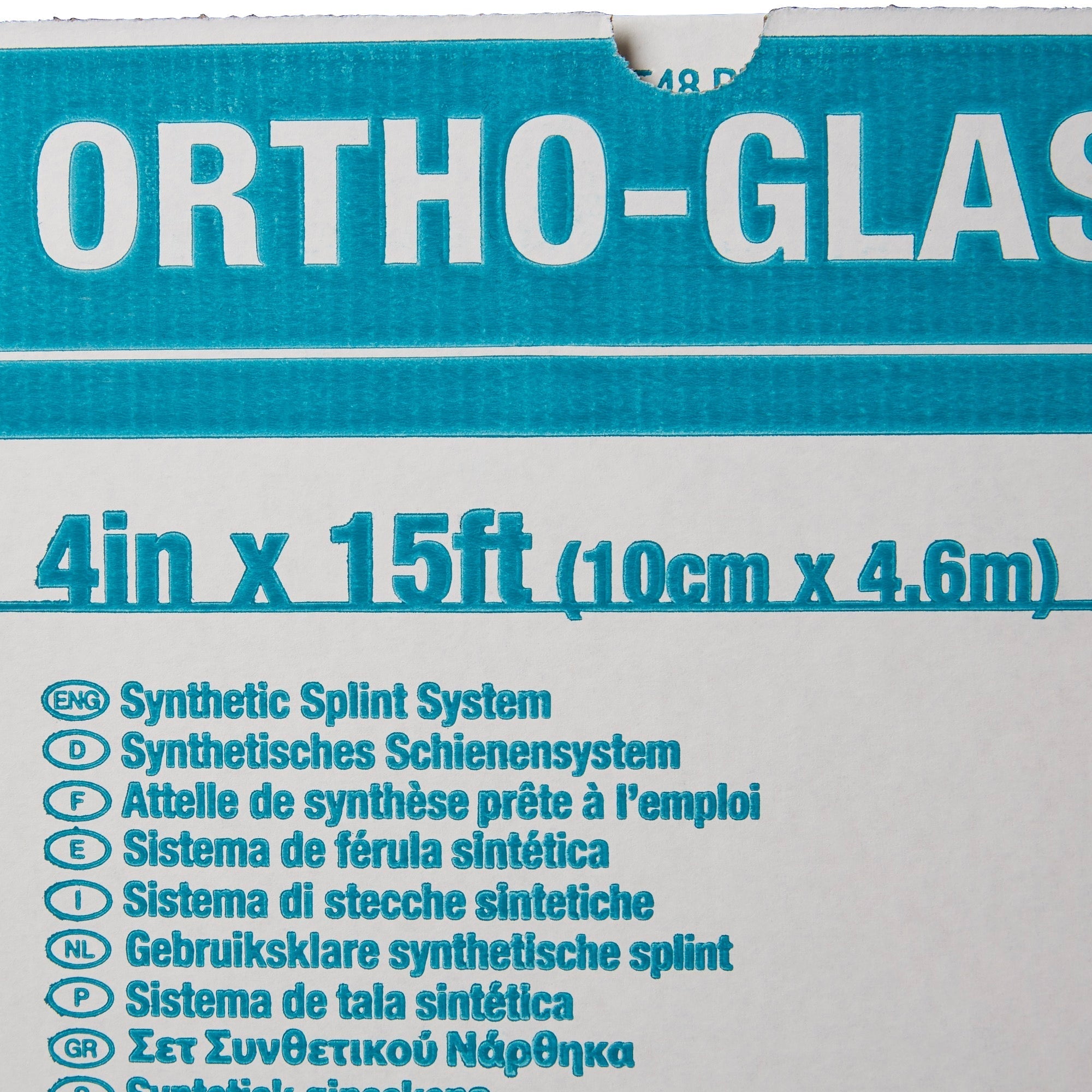 ortho glass splint roll white 4 inch x 5 yard ortho glass padded splint roll mk282601ea