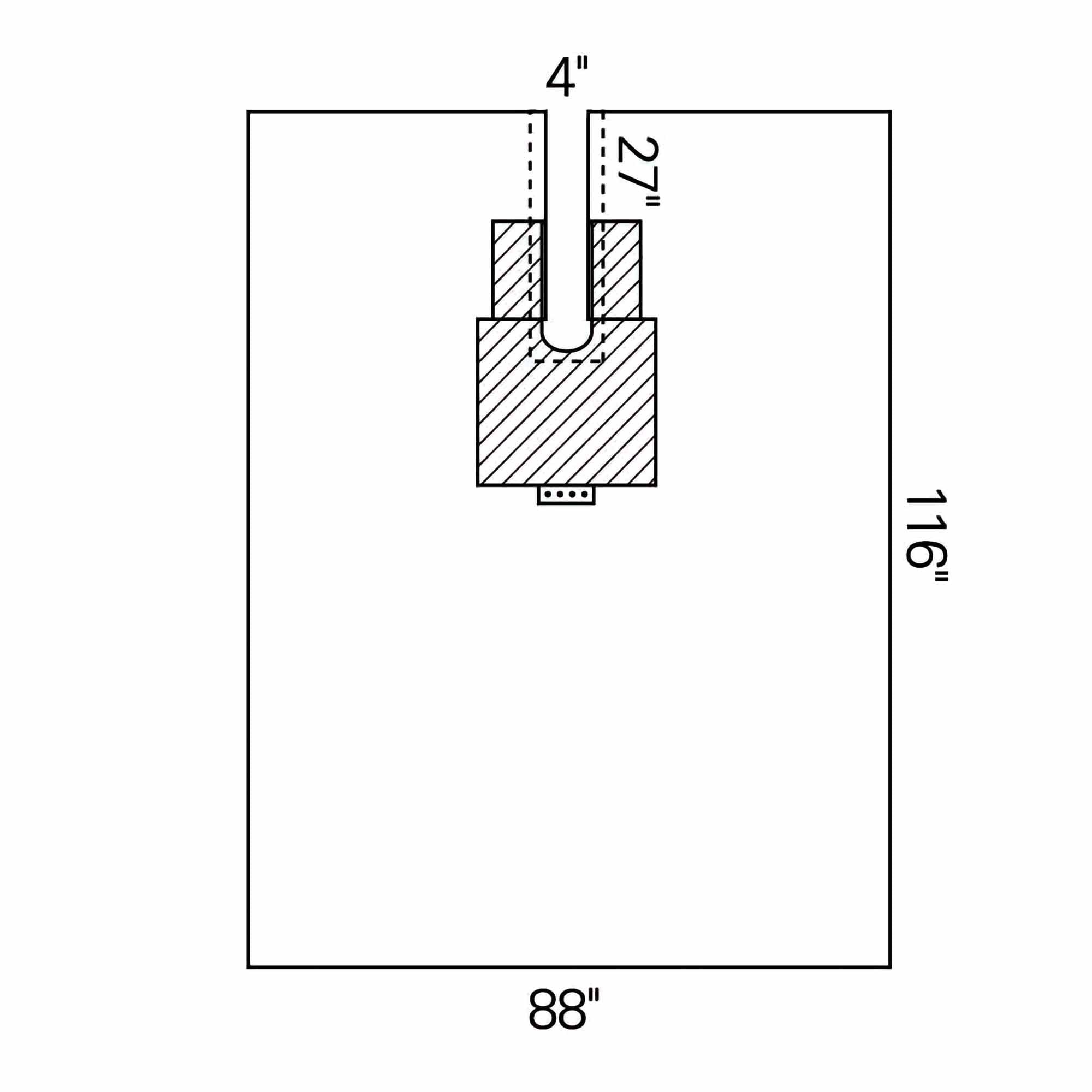 Surgical Drape Orthoarts Body Split Drape 88 W X 116 L Inch Sterile