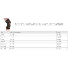 ossur wraparound open patella hinged knee support small ossur knee brace mk586318ea