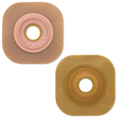Ostomy Barrier FlexWear Precut, Standard Wear Adhesive Tape 57 mm Flange Red Code System Hydrocolloid 1 1/8 Inch Opening