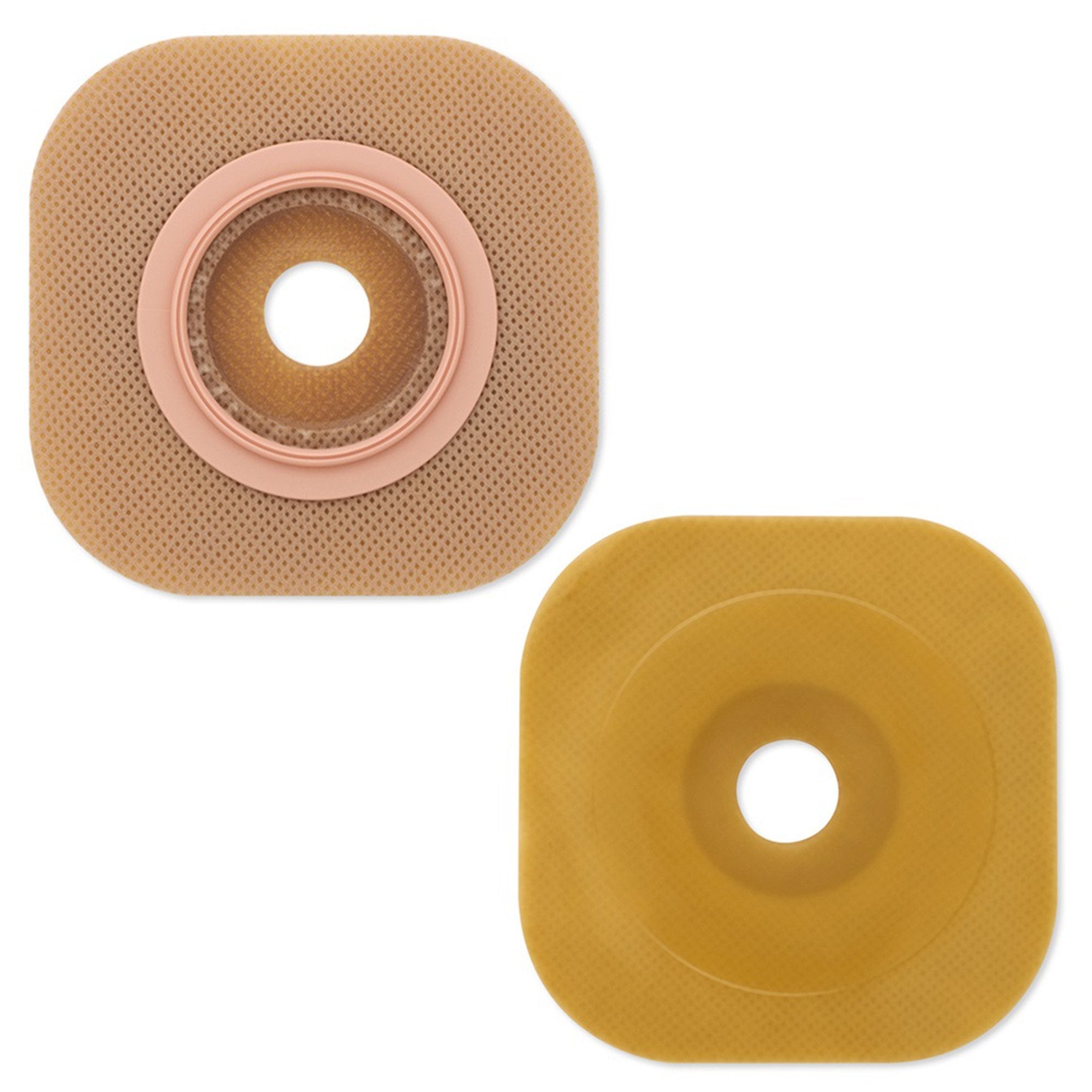 Ostomy Barrier New Image FlexWear Precut, Standard Wear Adhesive Tape 57 mm Flange Red Code System Hydrocolloid 1 1/2 Inch Opening