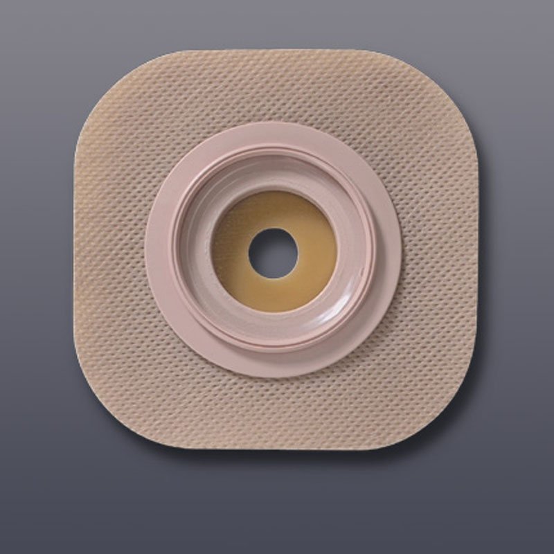 Ostomy Barrier New Image FlexWear Trim to Fit, Standard Wear Without Tape 1 3/4 Inch Floating Flange Green Code System Up to 1 Inch Opening