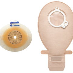 Ostomy Barrier SenSura Precut, Standard Wear Double Layer Adhesive 50 mm Flange Red Code System 1 1/8 Inch Opening