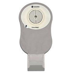 ostomy pouch esteem body one piece system 11 inch length convex trim to fit 10 to 55 mm stoma drainable