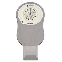 ostomy pouch esteem body one piece system 11 inch length deep convex trim to fit 10 to 45 mm stoma drainable