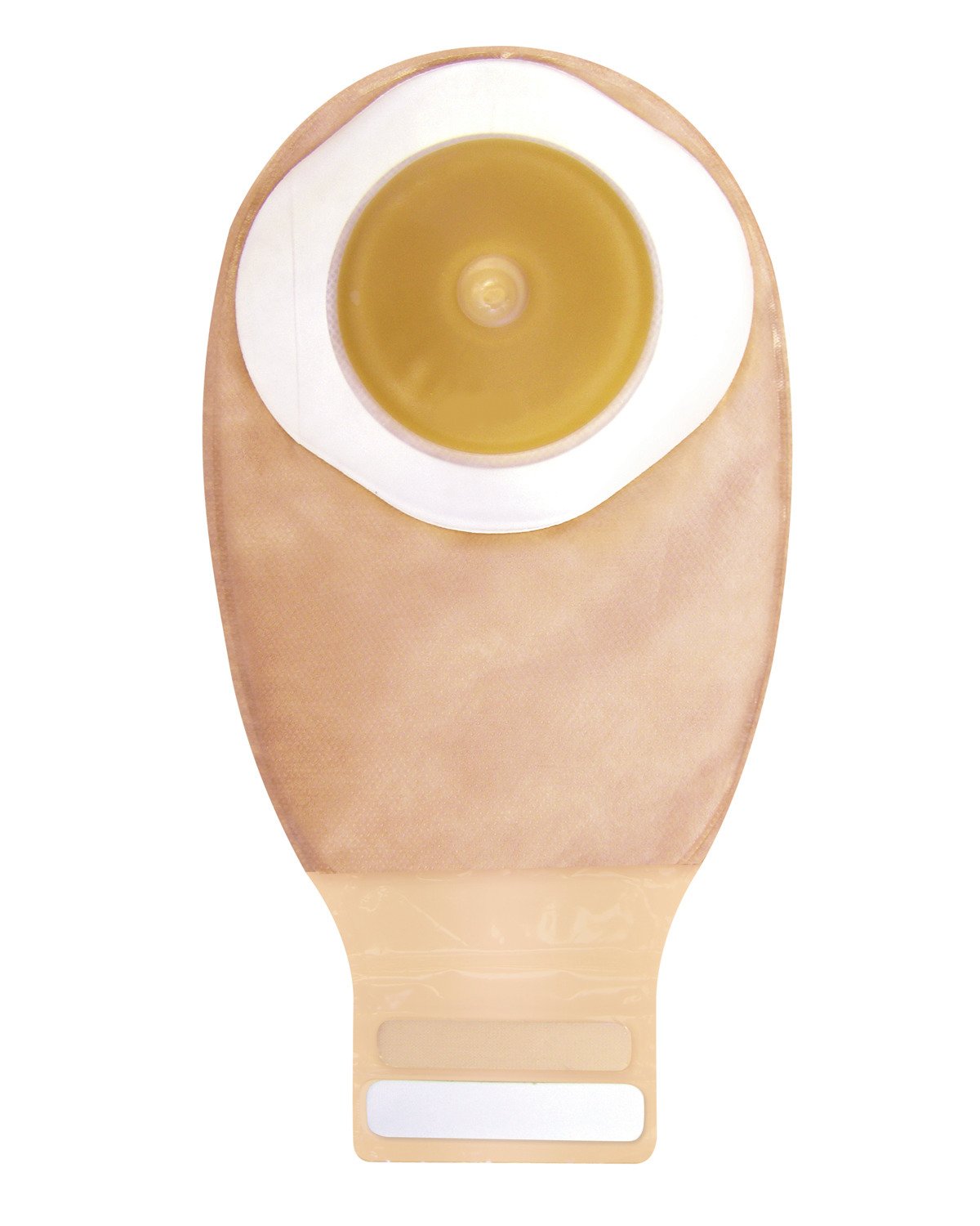 Ostomy Pouch Esteem+ One Piece System 12 Inch Length Convex, Pre Cut 1 1/8 Inch Stoma Drainable