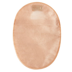Ostomy Pouch Natura + Two Piece System 8 Inch Length Flat, Pre Cut 2 1/4 Inch Stoma Closed End