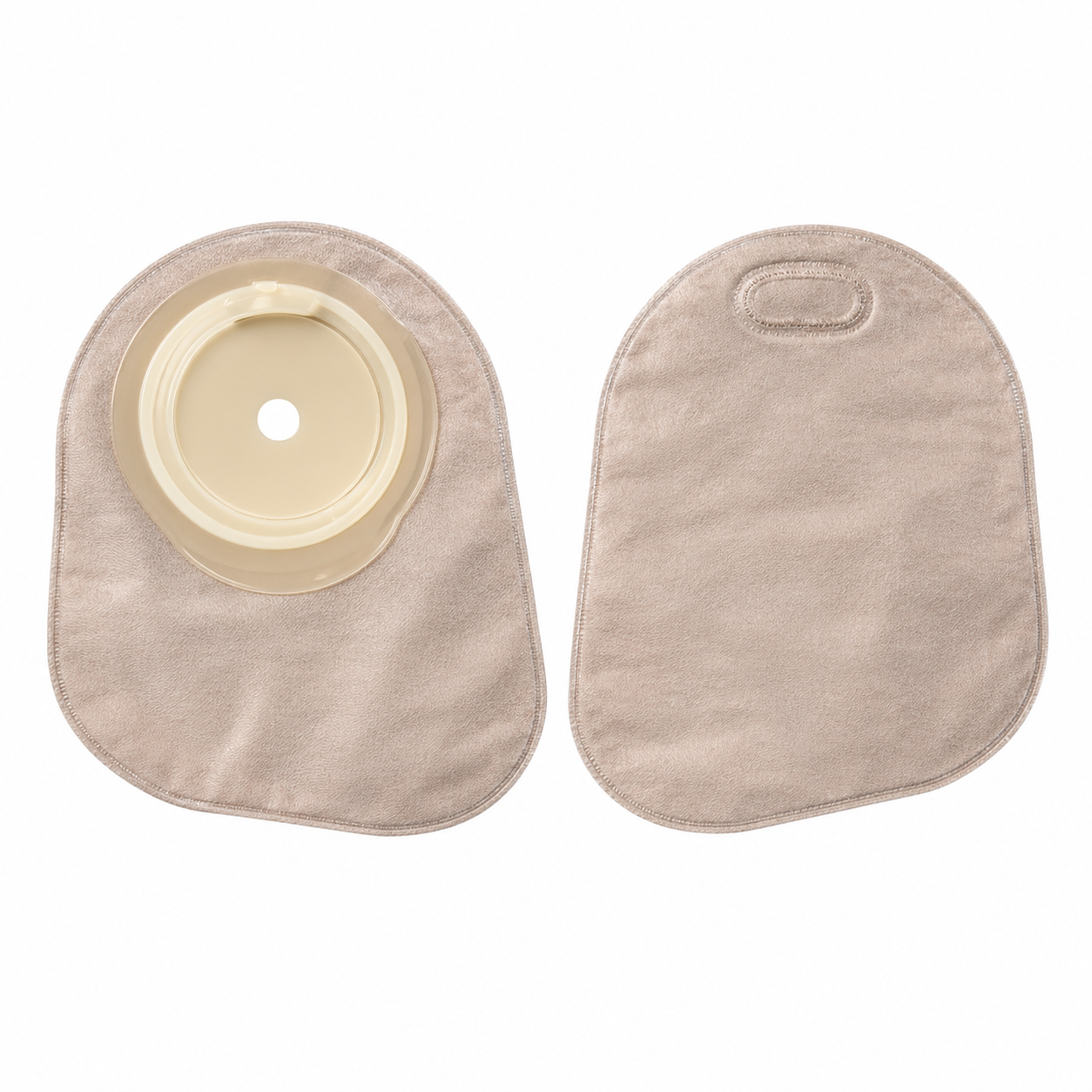 Ostomy Pouch Premier One-Piece System 7 Inch Length Flat, Pre-Cut 1-3/16 Inch Stoma Closed End | 30/Box