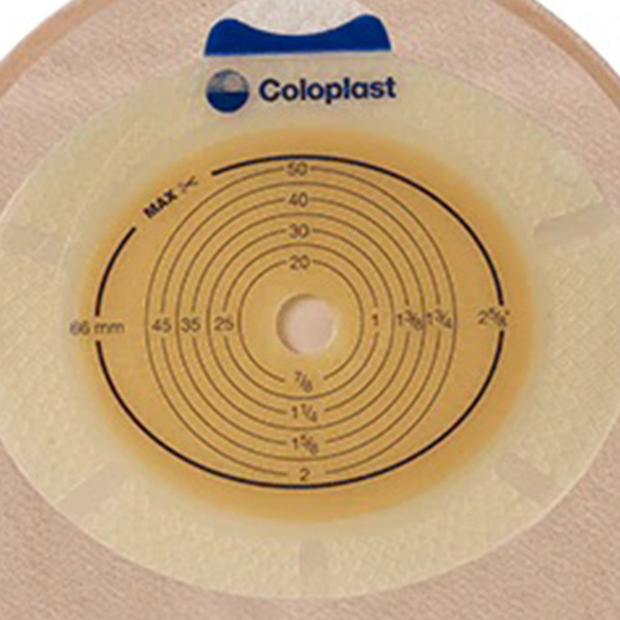 ostomy pouch sensura® easiclose™ one piece system 11 1 2 inch length maxi flat trim to fit 3 8 to 3 inch stoma drainable