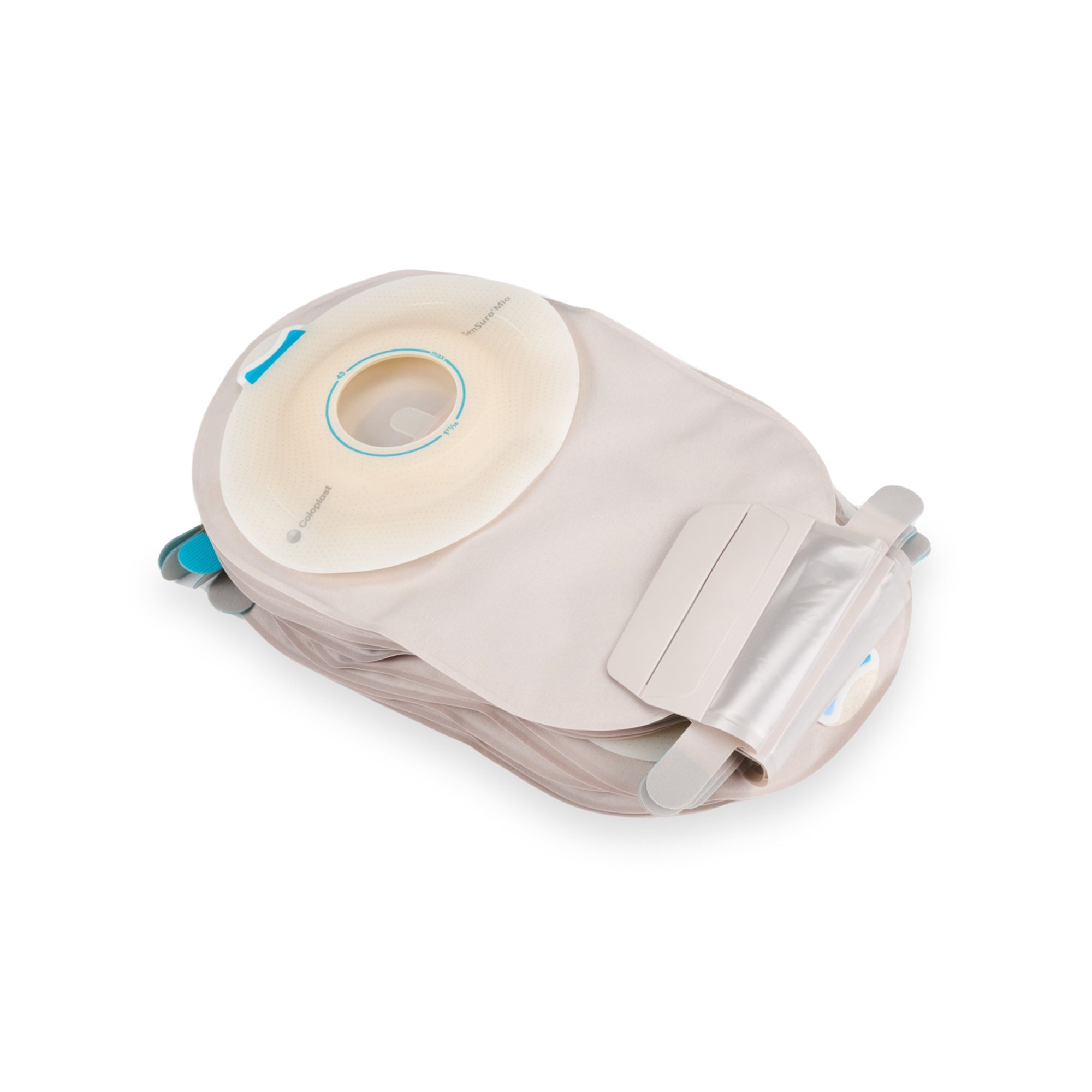 ostomy pouch sensura mio convex one piece system 11 inch length maxi convex light pre cut 1 1 2 inch stoma drainable packaging type box
