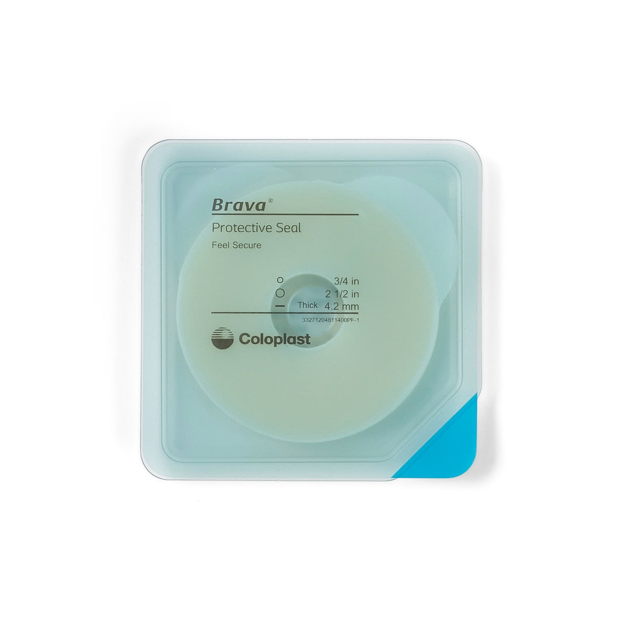 Ostomy Seal Brava Thick 3/4 Inch (18mm) Stoma 2 1/2 Inch (64mm)   4.2mm Thick
