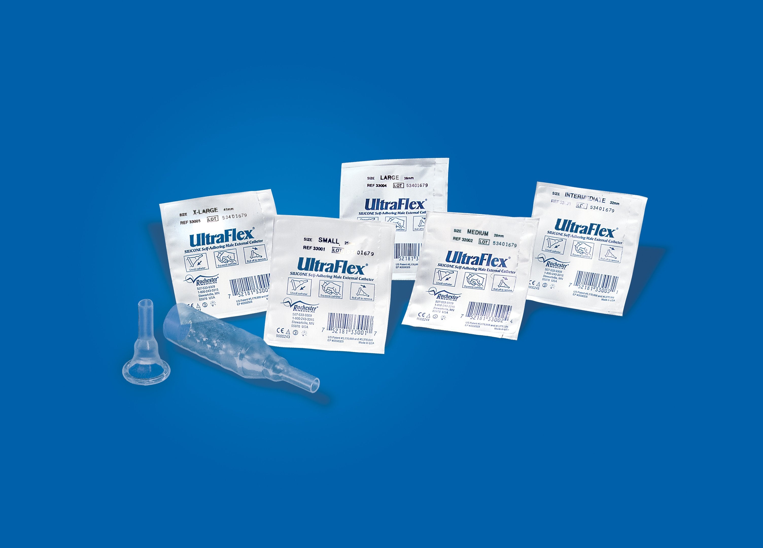 Male External Catheter UltraFlex Silicone Large