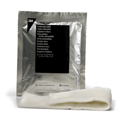 Padded Precut Splint 3M Scotchcast Quick Step Double Sided Felt 2 X 10 Inch Felt / Fiberglass White