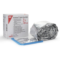 Padded Splint Roll 3M Scotchcast Quick Step Double Sided Felt 3 Inch X 15 Foot Felt / Fiberglass White,2 Rolls