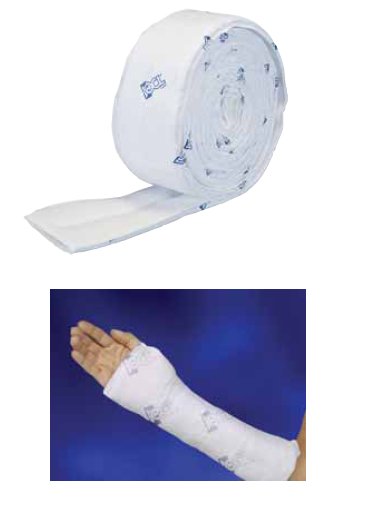 Padded Splint Roll OCL 15 Layer 2 Inch X 20 Foot Flannel / Foam / Plaster White