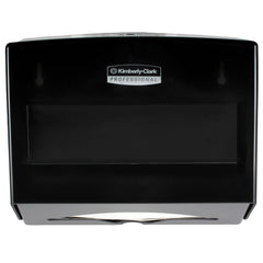 Paper Towel Dispenser K C PROFESSIONAL SCOTTFOLD Smoke Plastic Manual Pull Wall Mount