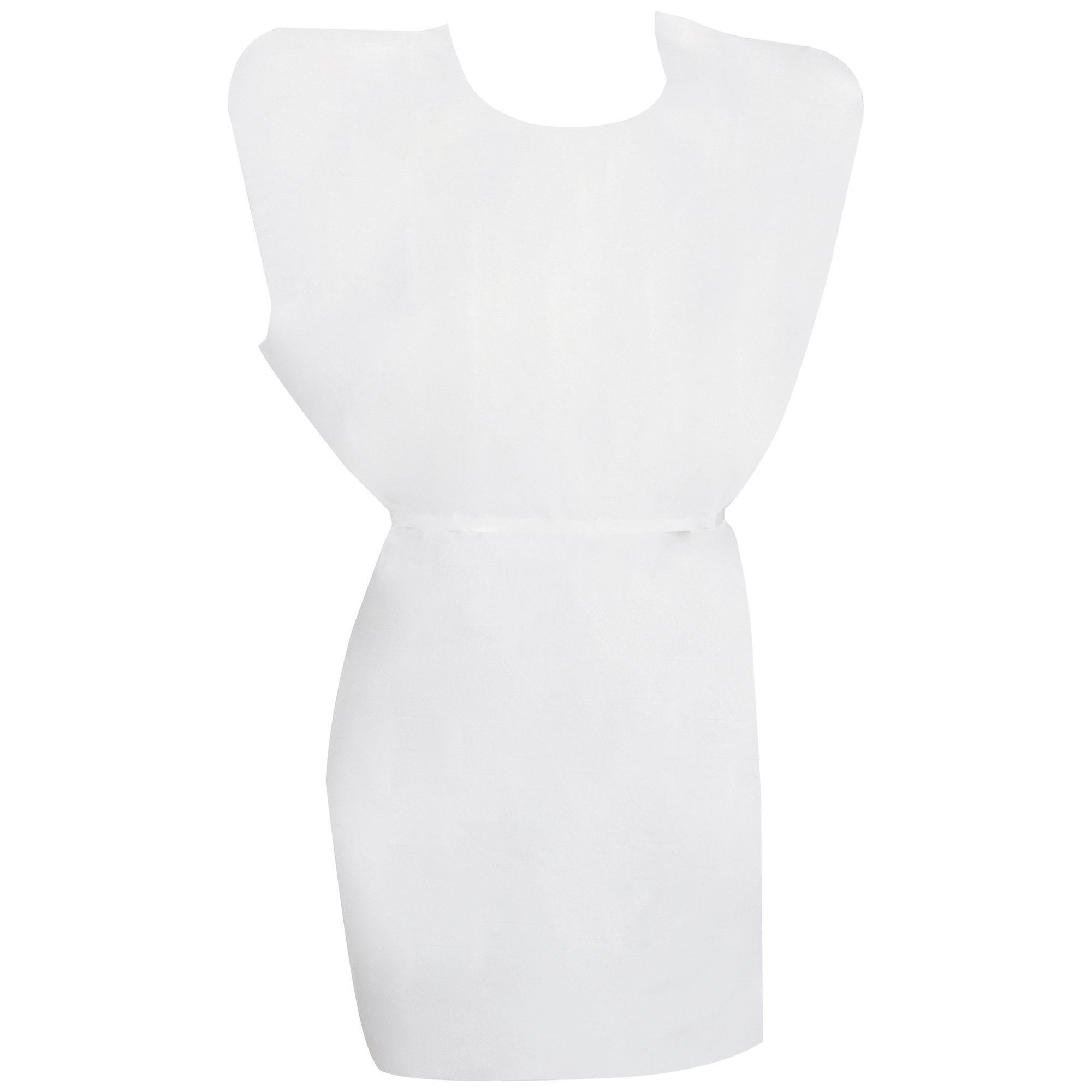 Patient Exam Gown McKesson One Size Fits Most White Disposable