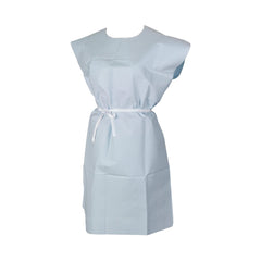 Patient Exam Gown TIDI 3X Large Blue Disposable