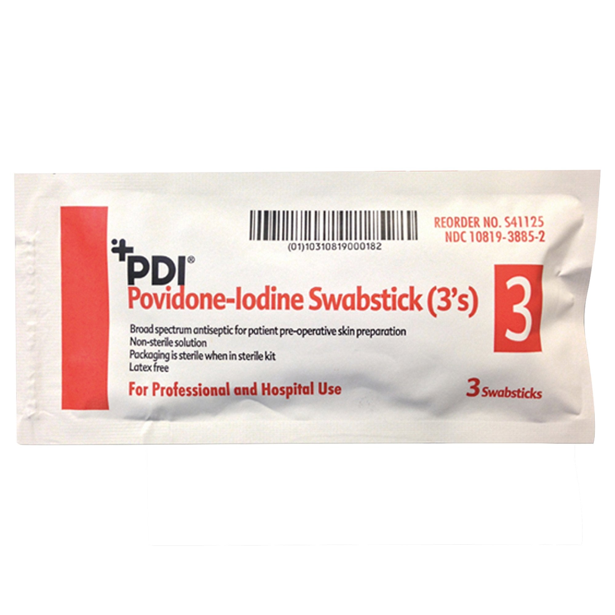 pdi pvp iodine prep swabsticks pdi impregnated swabstick mk188680bx