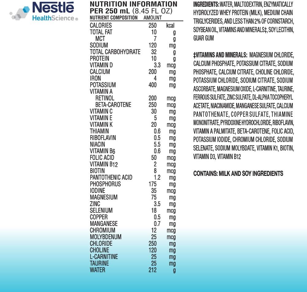 peptamen peptide based nutritionally complete formula 8 45 ounce carton peptamen tube feeding formula mk294303ea