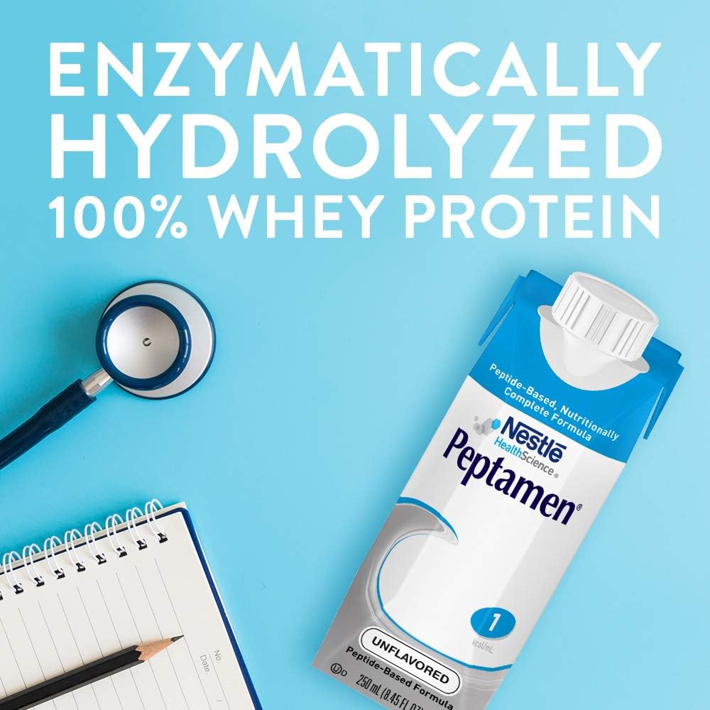 peptamen peptide based nutritionally complete formula 8 45 ounce carton peptamen tube feeding formula mk294303ea