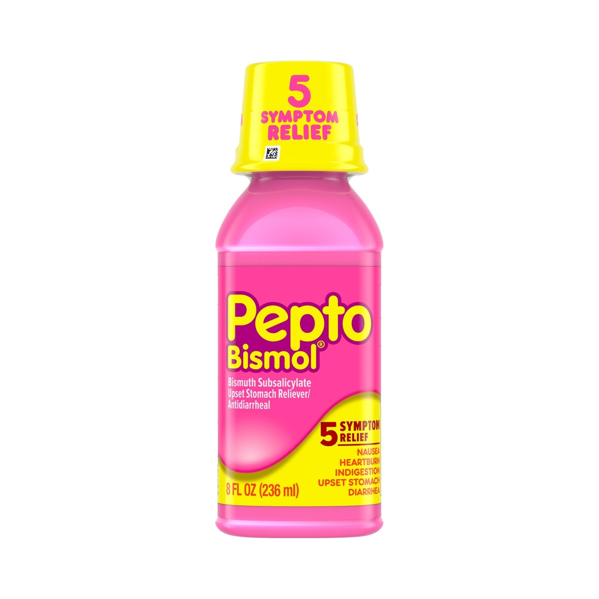 Anti Diarrheal Pepto Bismol 262 mg Strength Liquid 8 oz.