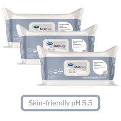 personal cleansing wipe molicare skin soft pack scented 50 count packaging type case