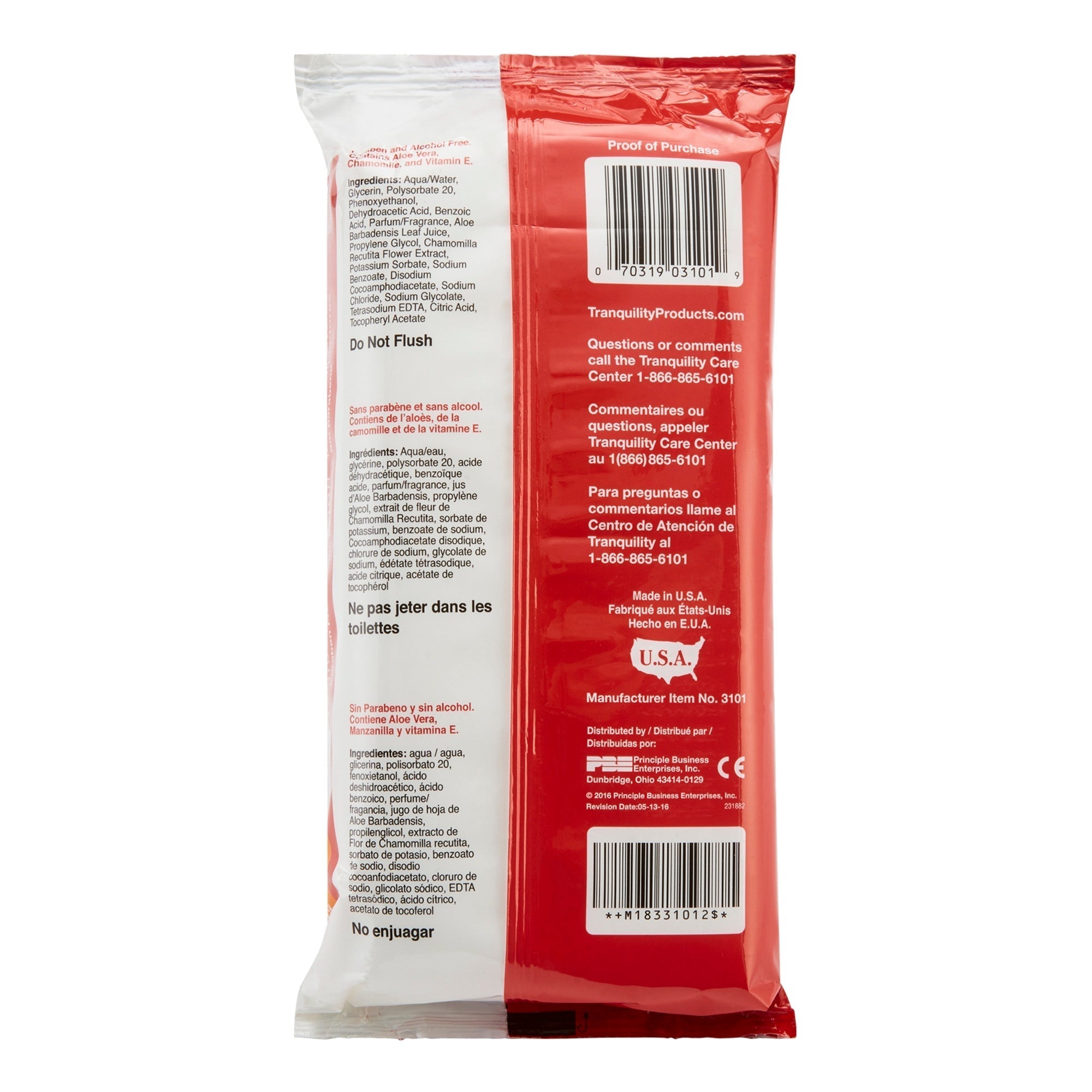 personal cleansing wipe tranquility soft pack scented 56 count packaging type case