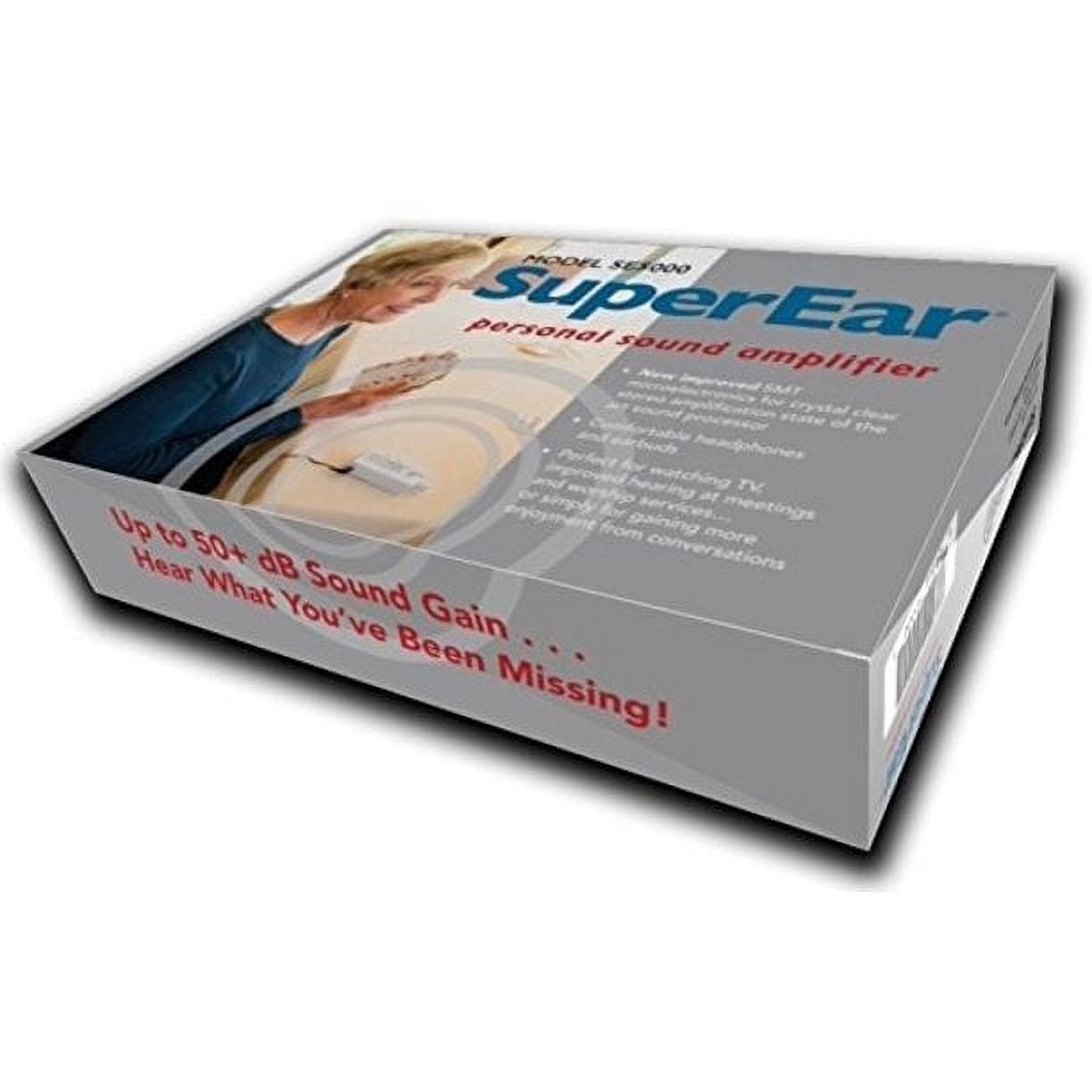 personal sound amplifier superear 3 4 x 2 x 3 inch