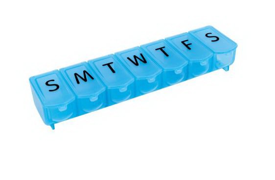 Pill Organizer Ultra Bubble Lok X Large 7 Day 1 Dose