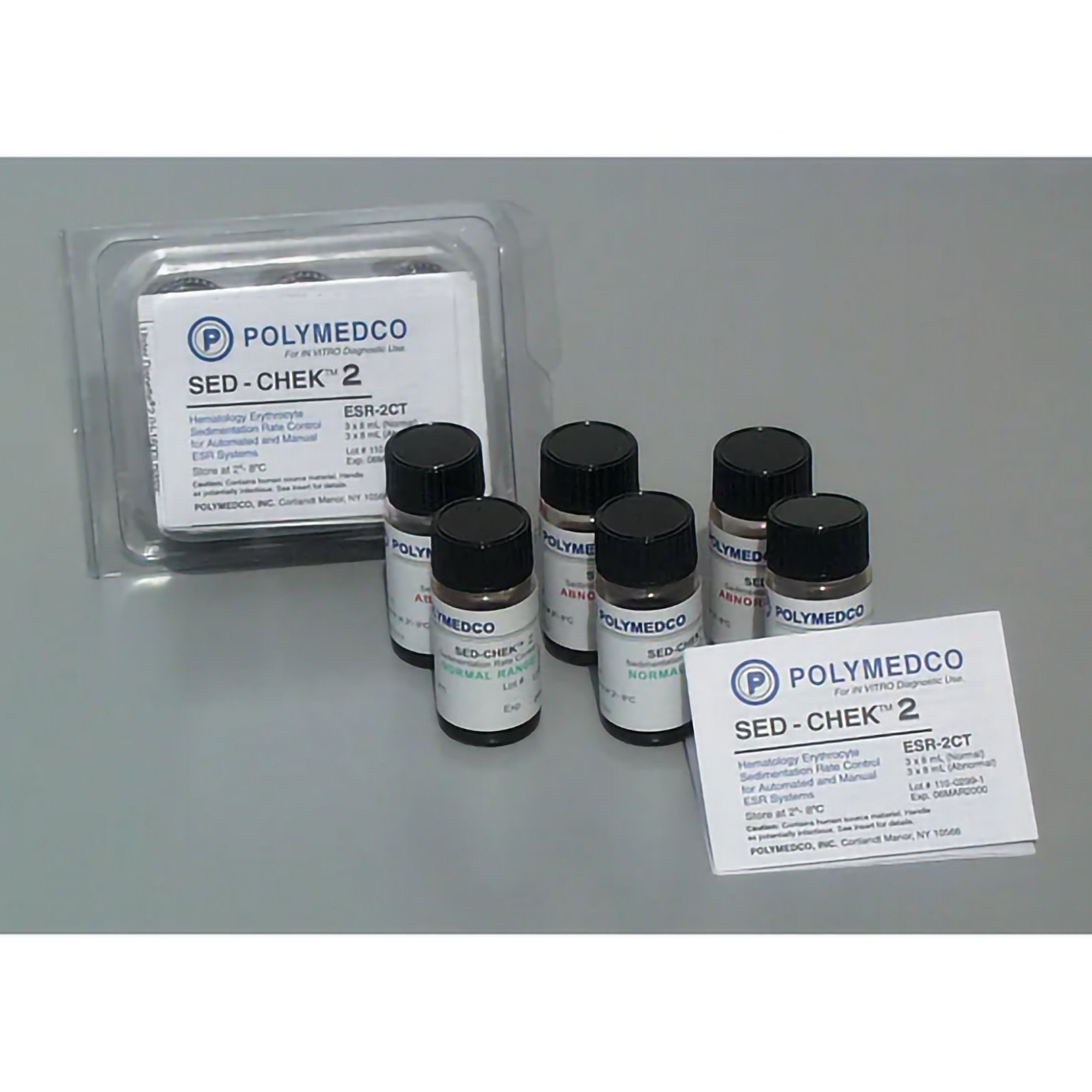 Hematology Control Set Sed-Chek 2 2 Levels 6 X 8 mL