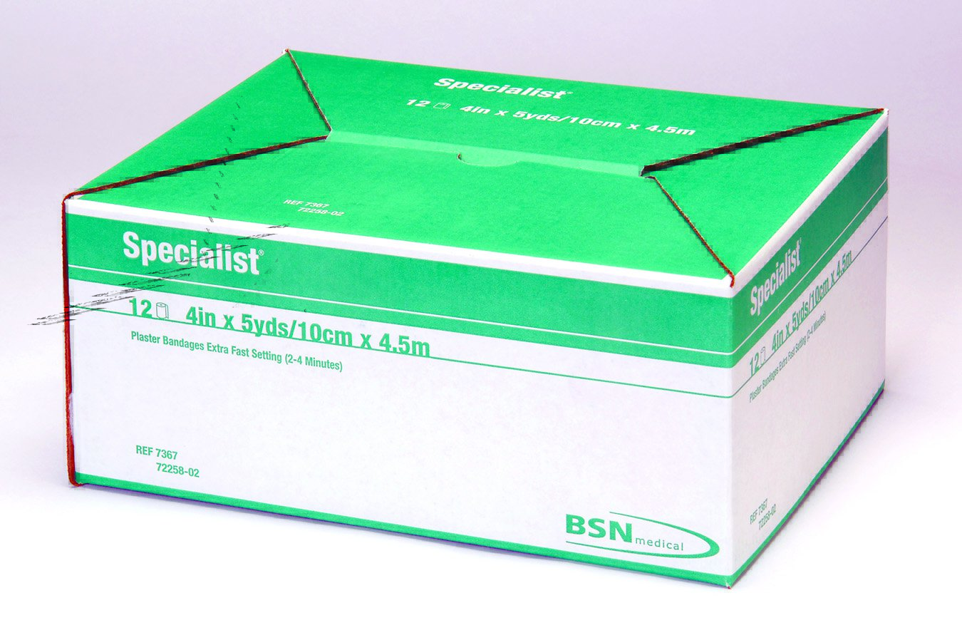 Plaster Splint Specialist 3 X 15 Inch Plaster of Paris White