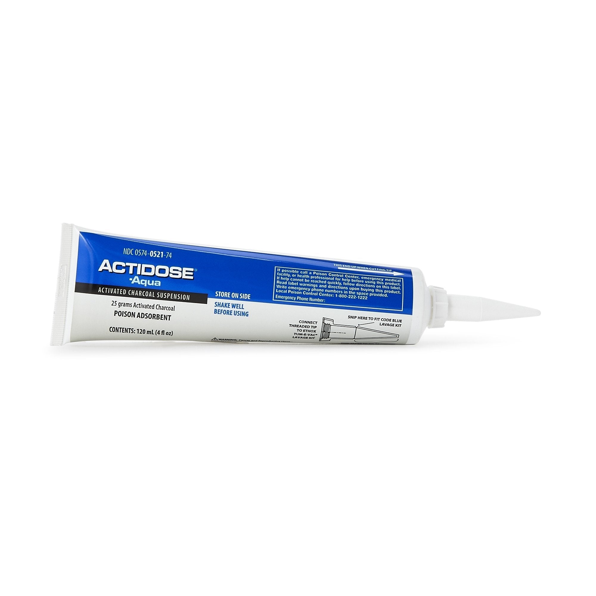 Poison Absorbent Actidose Aqua 25 Gram Strength Oral Suspension 120 mL
