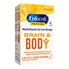 Pediatric Multivitamin Supplement Poly·Vi·Sol with Iron Vitamin A 1,500 IU Strength Oral Drops 1.67 oz.