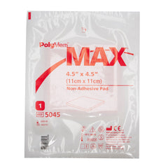 polymem max nonadhesive without border foam dressing 4 x 4 inch polymem max foam dressing mk481320bx