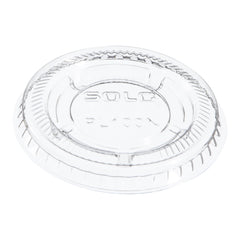 Portion Cup Lid Dart Solo Clear Plastic Disposable