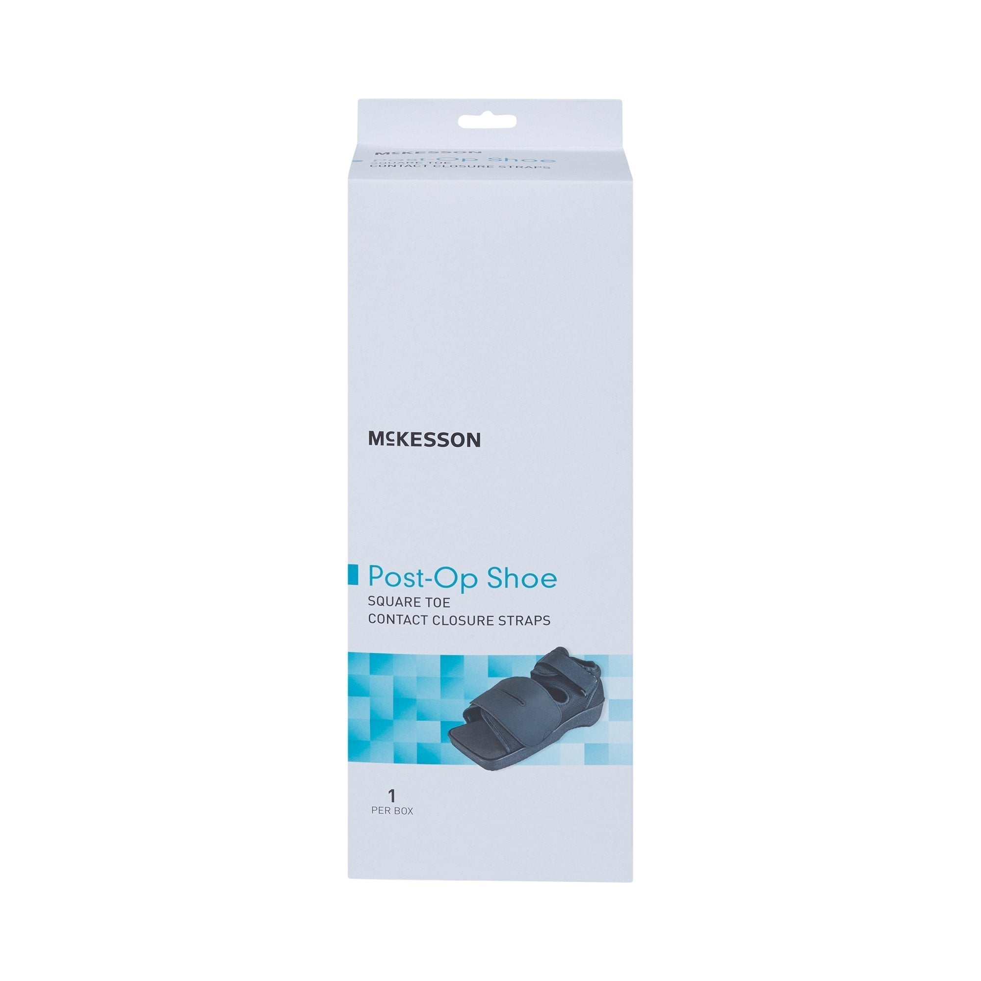 post op shoe mckesson medium unisex black packaging type each