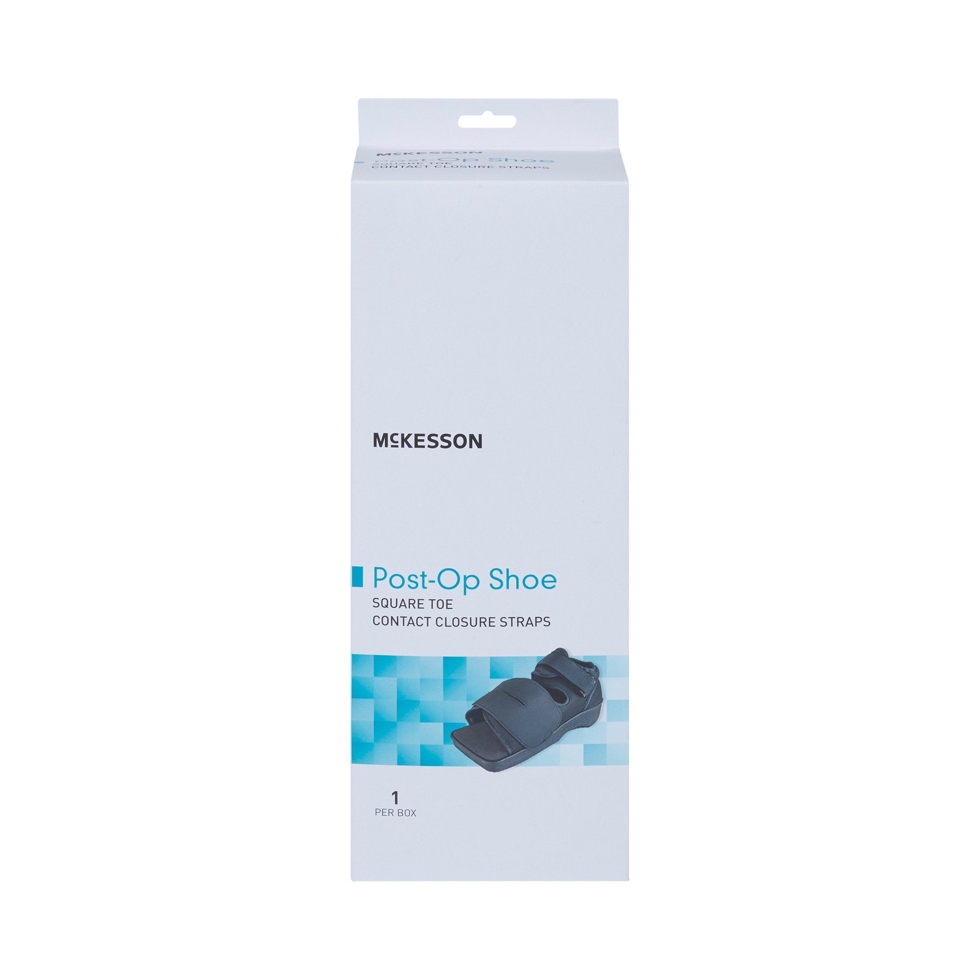 post op shoe mckesson small unisex black packaging type each