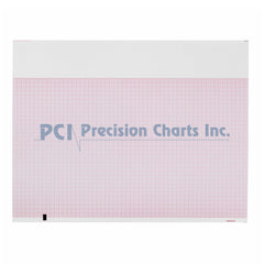 Recording Chart Paper Precision Charts Z Fold Red Grid